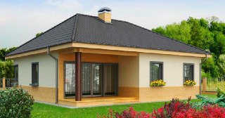 Строительство одноэтажных домов Псков цена от 23805 руб. м2