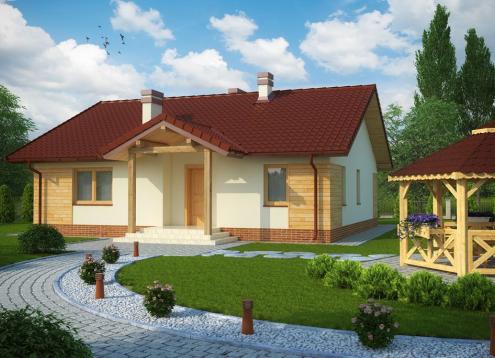 № 1038 Купить Проект дома Коскизов. Закажите готовый проект № 1038 в Пскове, цена 38844 руб.