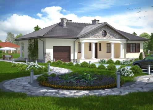 № 1073 Купить Проект дома Лидвинов. Закажите готовый проект № 1073 в Пскове, цена 47016 руб.