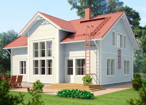 № 1212 Купить Проект дома Ностальгия 156. Закажите готовый проект № 1212 в Пскове, цена 56160 руб.