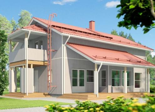 № 1217 Купить Проект дома Ратихера 162. Закажите готовый проект № 1217 в Пскове, цена 58320 руб.