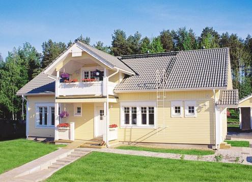 № 1226 Купить Проект дома Котикартано 165 (111). Закажите готовый проект № 1226 в Пскове, цена 59400 руб.