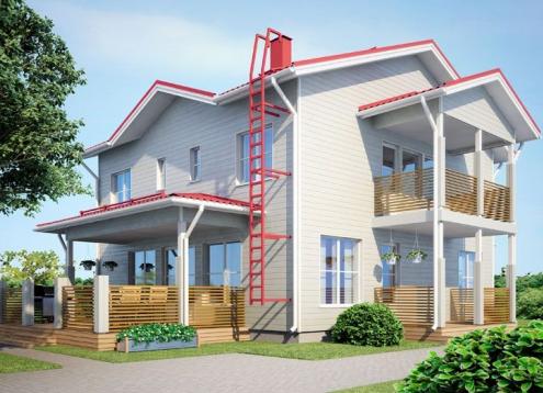 № 1239 Купить Проект дома Ратихера 173 Б. Закажите готовый проект № 1239 в Пскове, цена 62280 руб.