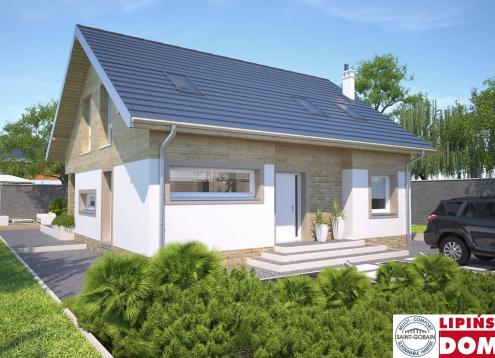 № 1344 Купить Проект дома Мерибель. Закажите готовый проект № 1344 в Пскове, цена 39434 руб.