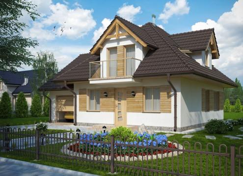 № 1563 Купить Проект дома Барт. Закажите готовый проект № 1563 в Пскове, цена 41508 руб.