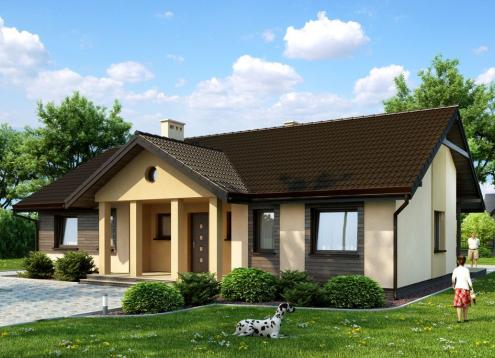 № 1574 Купить Проект дома Виснич. Закажите готовый проект № 1574 в Пскове, цена 38196 руб.