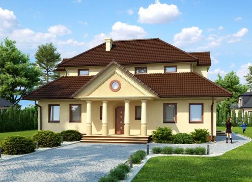 № 1583 Купить Проект дома Олхава. Закажите готовый проект № 1583 в Пскове, цена 50976 руб.