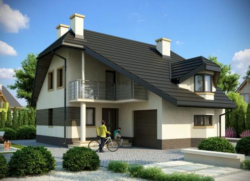 № 1606 Купить Проект дома Радушов. Закажите готовый проект № 1606 в Пскове, цена 32436 руб.
