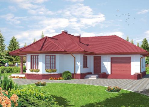 № 1615 Купить Проект дома Лбовь. Закажите готовый проект № 1615 в Пскове, цена 55332 руб.