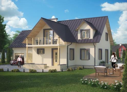 № 1641 Купить Проект дома Картузи 2. Закажите готовый проект № 1641 в Пскове, цена 59278 руб.