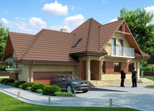 № 1654 Купить Проект дома Вереска 2. Закажите готовый проект № 1654 в Пскове, цена 53784 руб.