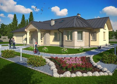 № 1659 Купить Проект дома Билкза. Закажите готовый проект № 1659 в Пскове, цена 75132 руб.