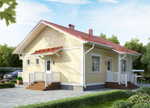 № 1662 Купить Проект дома Ателикоти 1-80А. Закажите готовый проект № 1662 в Пскове, цена 28800 руб.