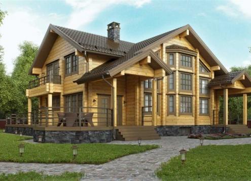 № 1728 Купить Проект дома ЕЛШ - 290. Закажите готовый проект № 1728 в Пскове, цена 60120 руб.