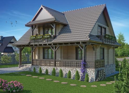 № 1798 Купить Проект дома Элвис. Закажите готовый проект № 1798 в Пскове, цена 42948 руб.