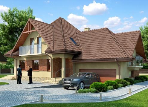 № 1822 Купить Проект дома Вереск-2. Закажите готовый проект № 1822 в Пскове, цена 53784 руб.